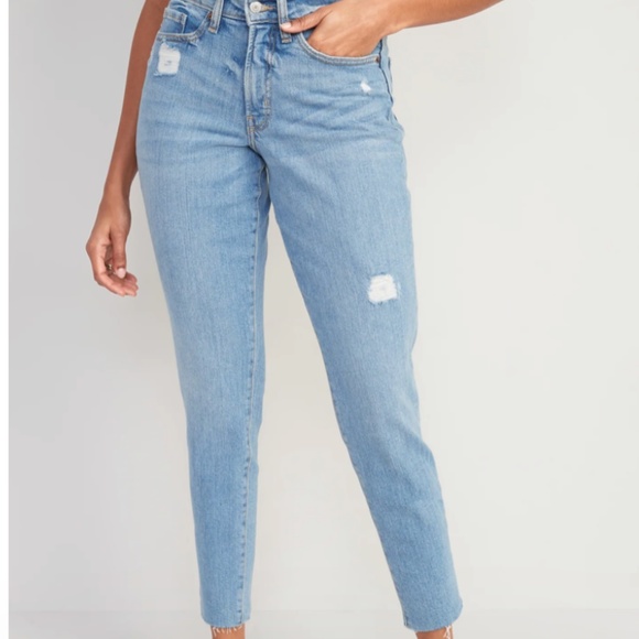 Old Navy Petite Curvy O.G. Straight Jeans - Picture 1 of 6